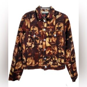AW1992 Vintage Jean Paul Gaultier Roman Faces Unisex Jacket